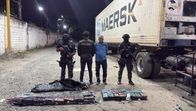 CAPTURAN DROGA  DENTRO DE CONTAINER DE PLATANOS