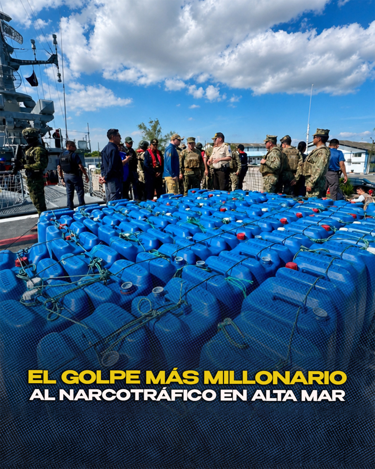 CAPTURAN 3 TONELADAS DE COCAINA EN ESMERALDAS