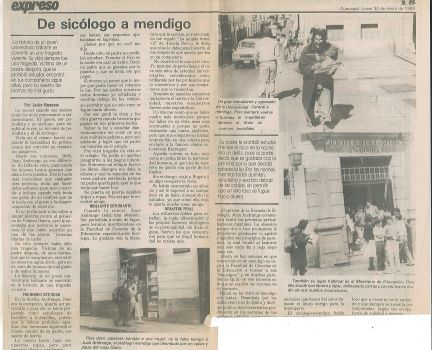 DE PSICOLOGO A MENDIGO