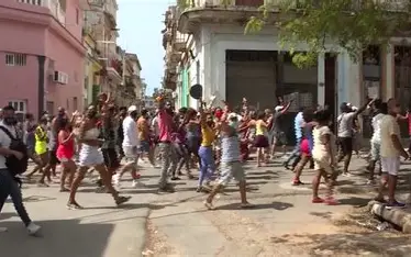 DIEZ ORGANIZACIONES TERRORISTAS REPRIMEN PROTESTAS DE  CUBANOS